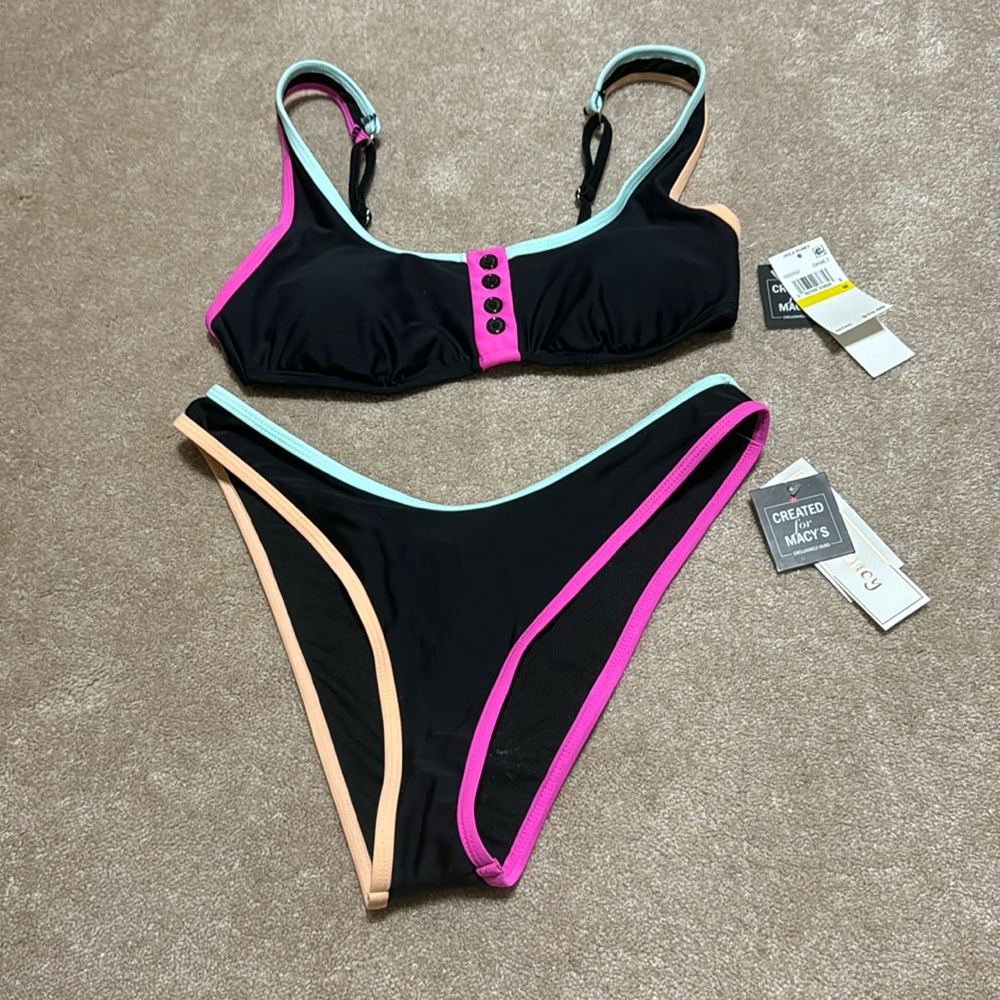 2-piece bikini. Top - medium/Bottom - large NWT